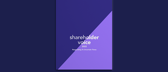 Shareholder Voice Report 2022